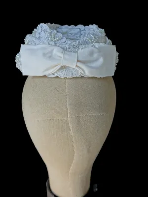 Pillbox Bridal Hairpiece