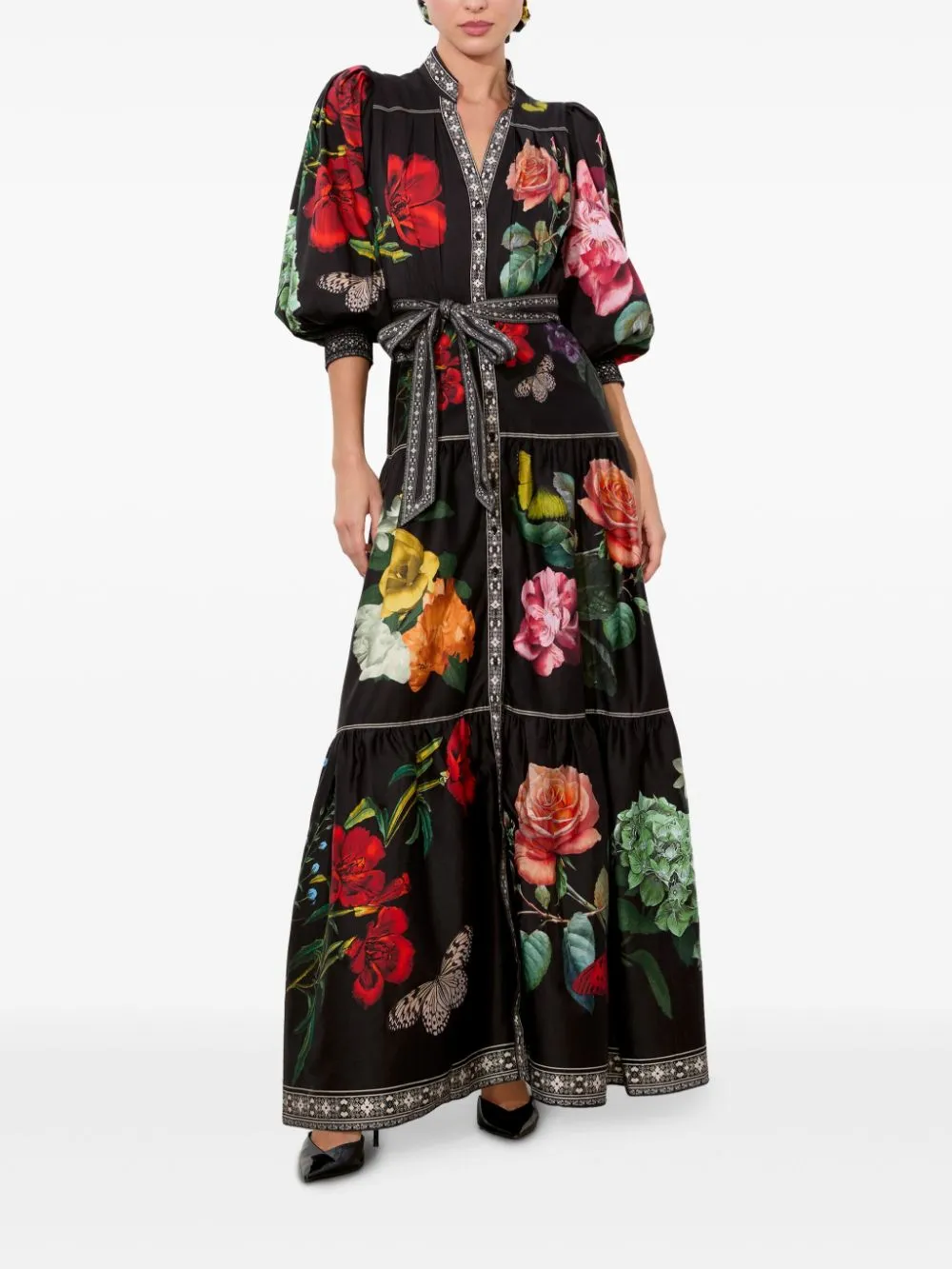 Printed long dress