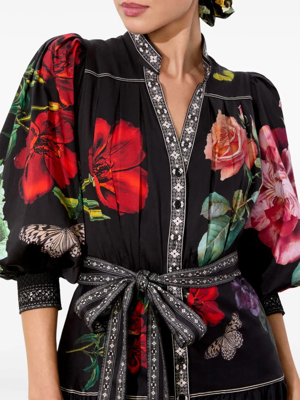 Printed long dress