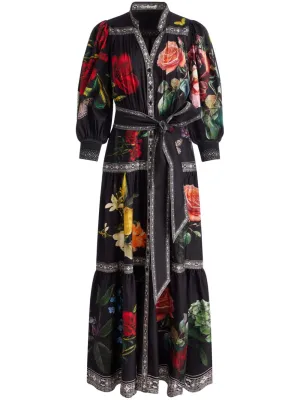Printed long dress