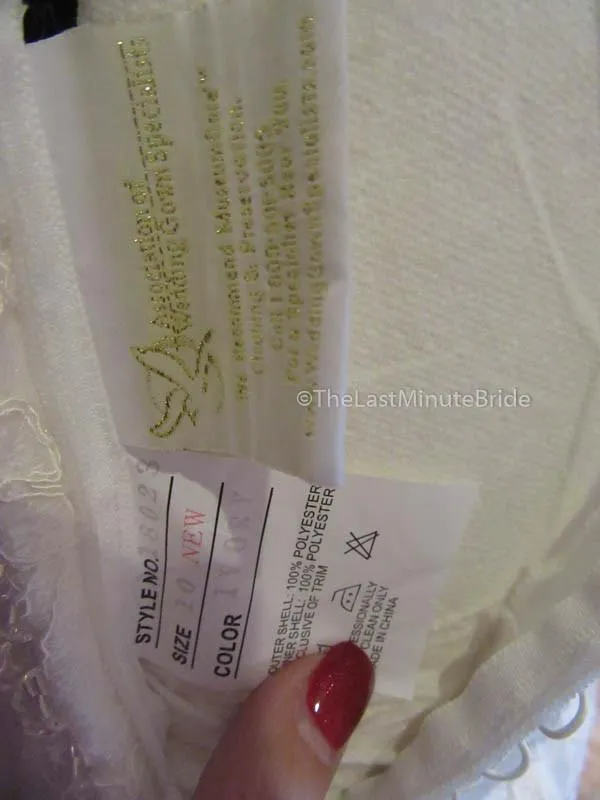 Private Collection by House of Wu Carly 18023 size 10