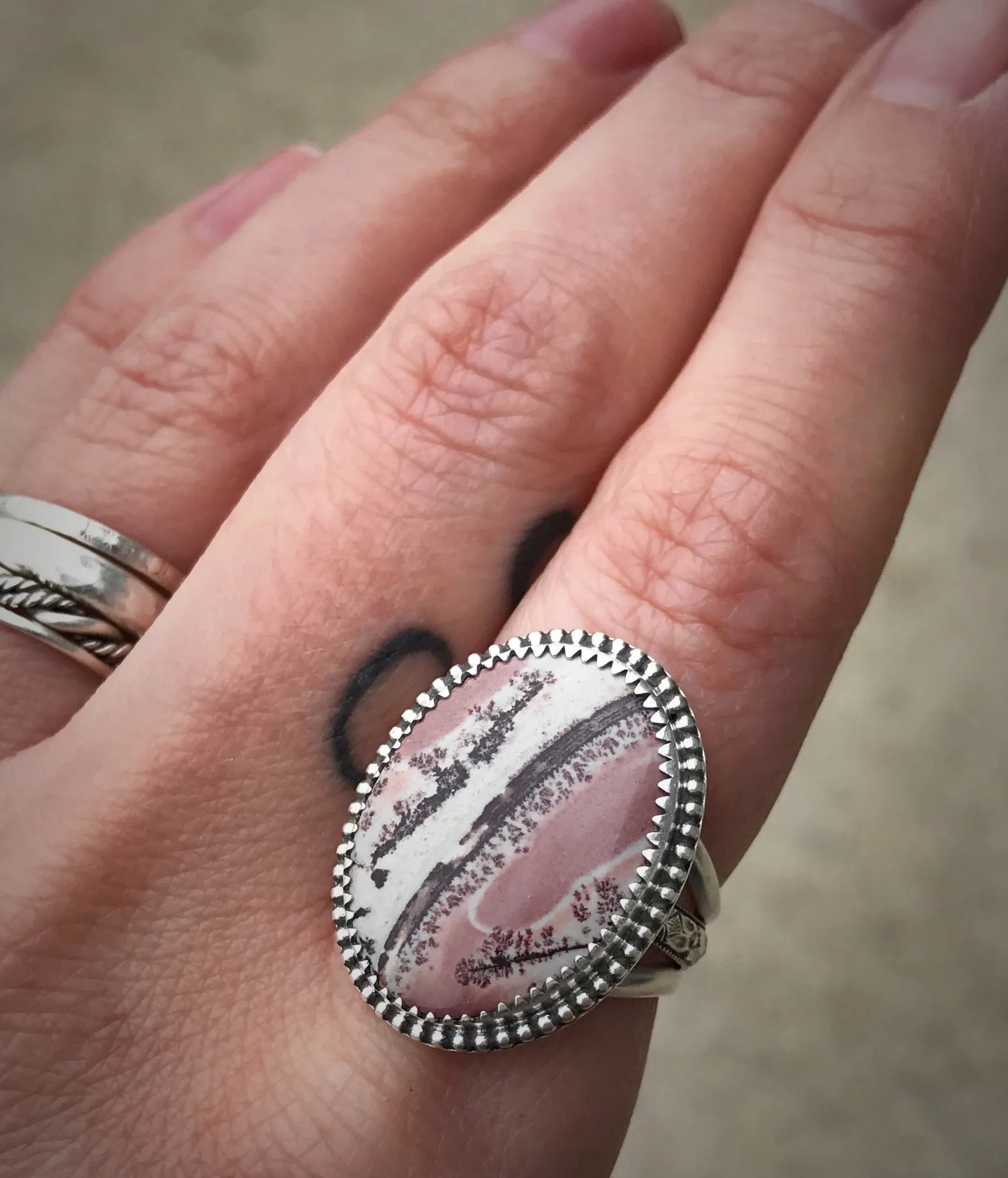 RESERVED: Sonoran Dendritic Rhyolite Ring