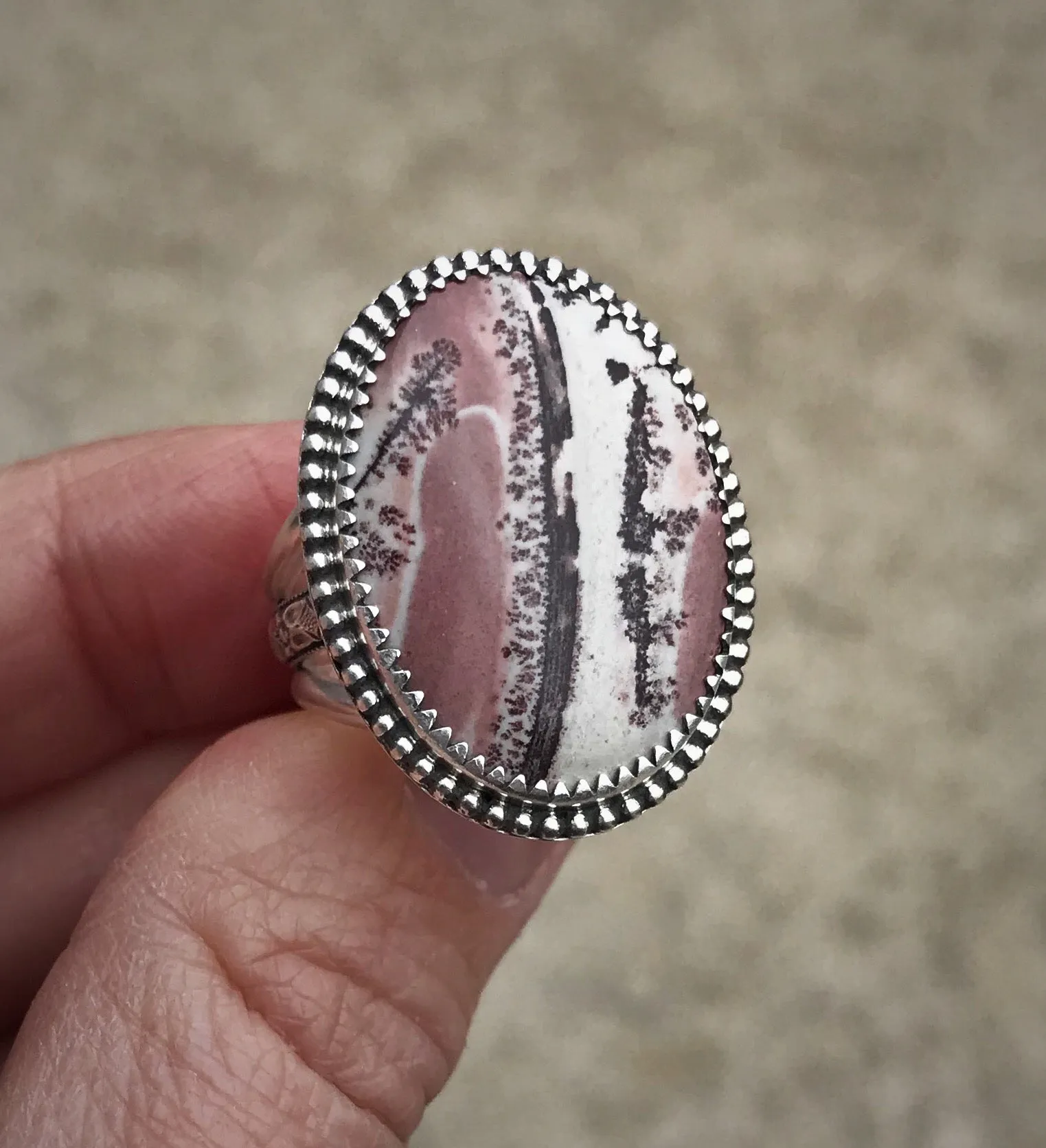 RESERVED: Sonoran Dendritic Rhyolite Ring