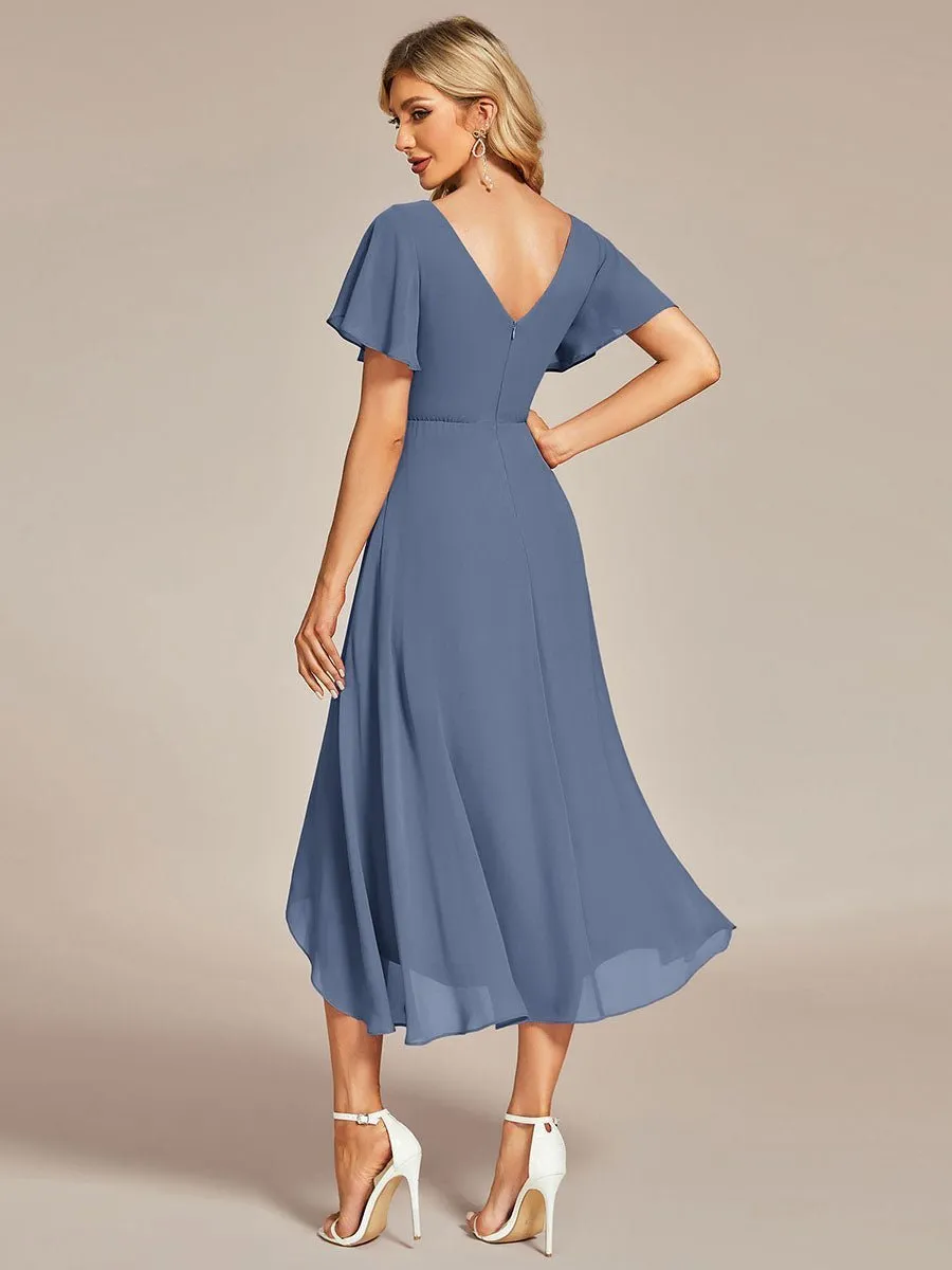 Roycebridal Grace midi mother of the bride gown in dusky navy Express NZ wide