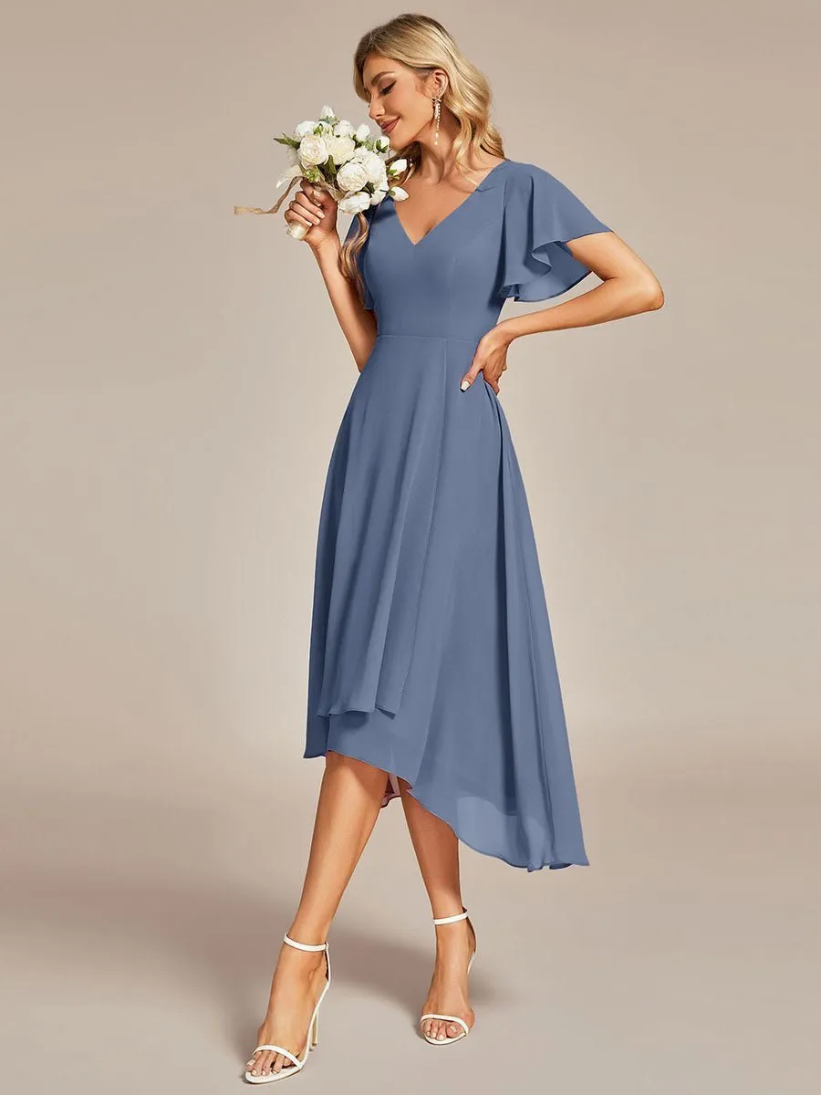 Roycebridal Grace midi mother of the bride gown in dusky navy Express NZ wide
