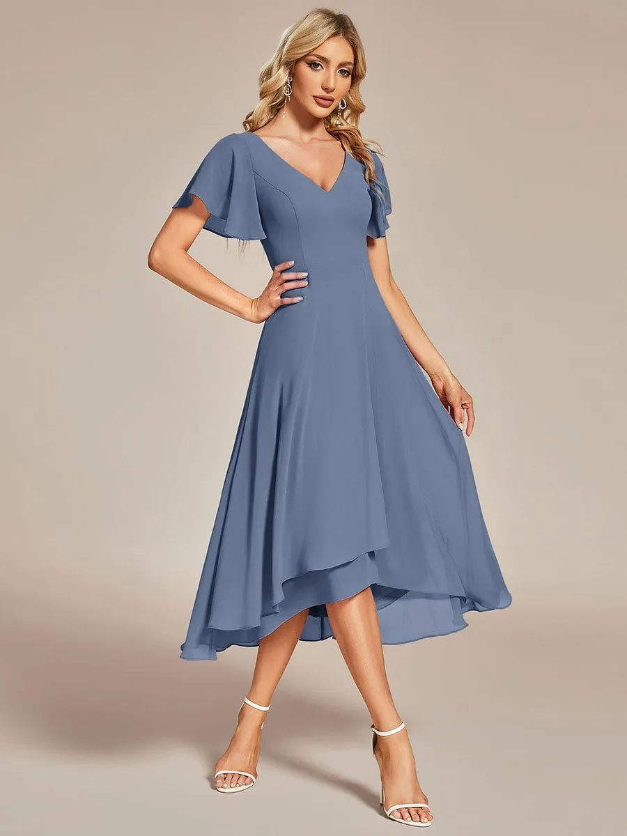 Roycebridal Grace midi mother of the bride gown in dusky navy Express NZ wide