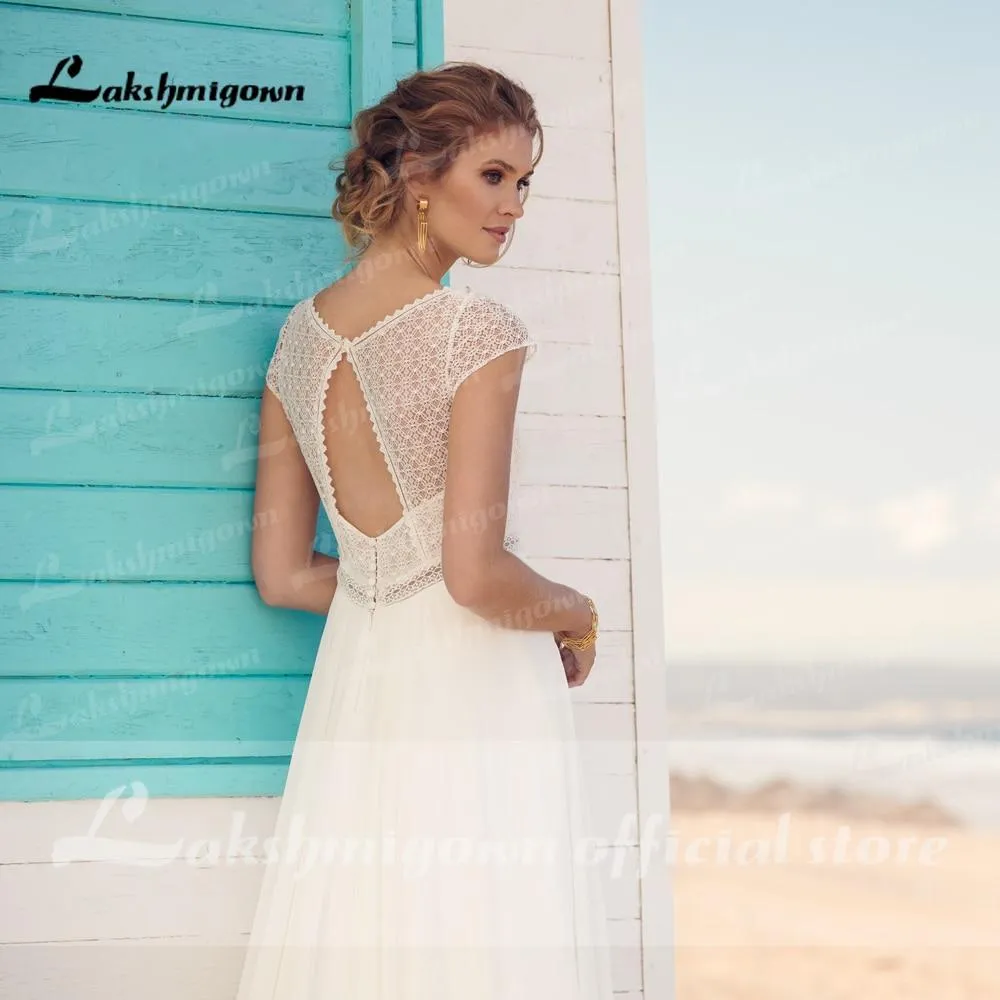 Roycebridal Ivory Wedding Dresses A Line Bridal Dress Lace Top