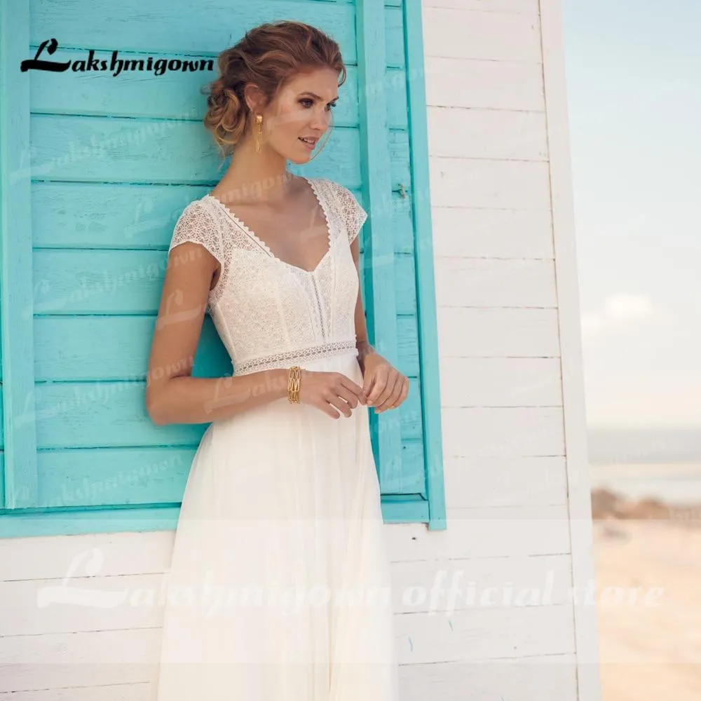 Roycebridal Ivory Wedding Dresses A Line Bridal Dress Lace Top