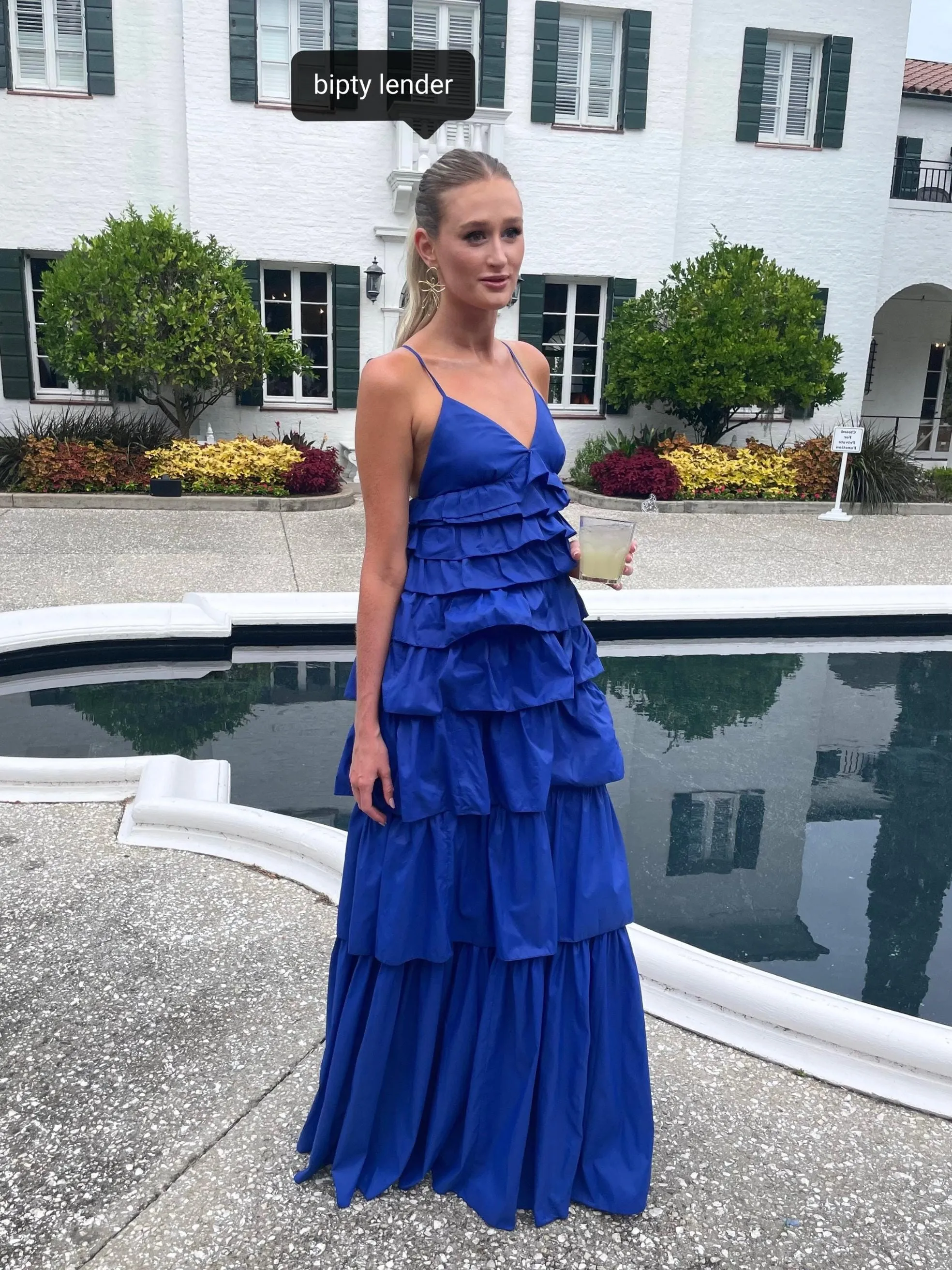 Rylie Dress in Lapis