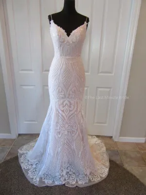 Samantha by The Last Minute Bride (Made to Order Ivory/Nude Size 2 - 34)