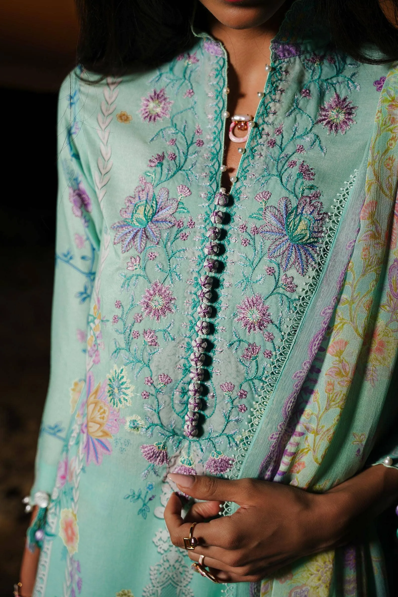 SANA SAFINAZ | Muzlin Spring'24 vol-1  | M241-008B-3CI