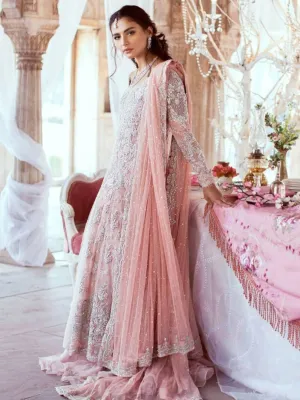 Soft Light Pink Lehenga for Reception # B2028