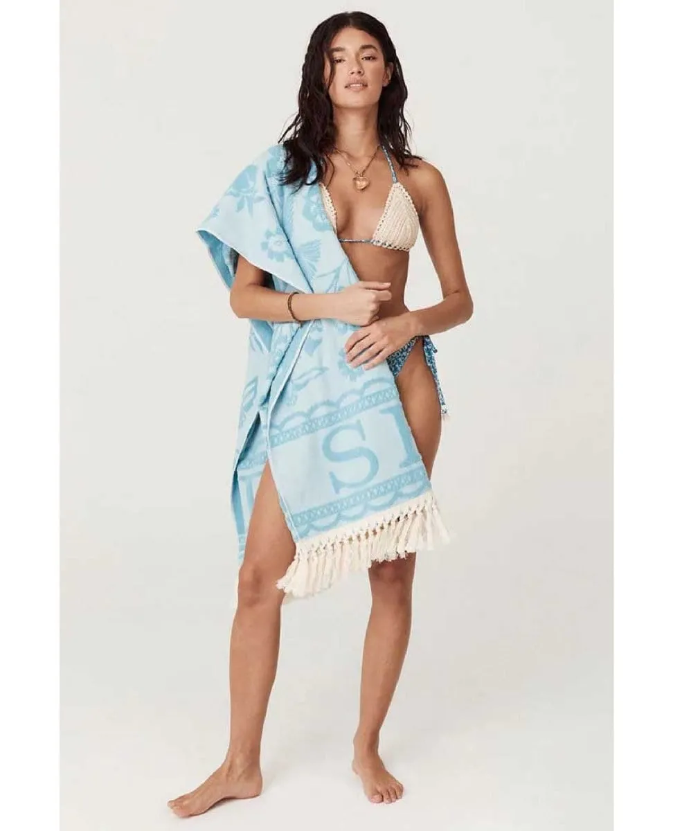 Spell Love Note Towel Sky
