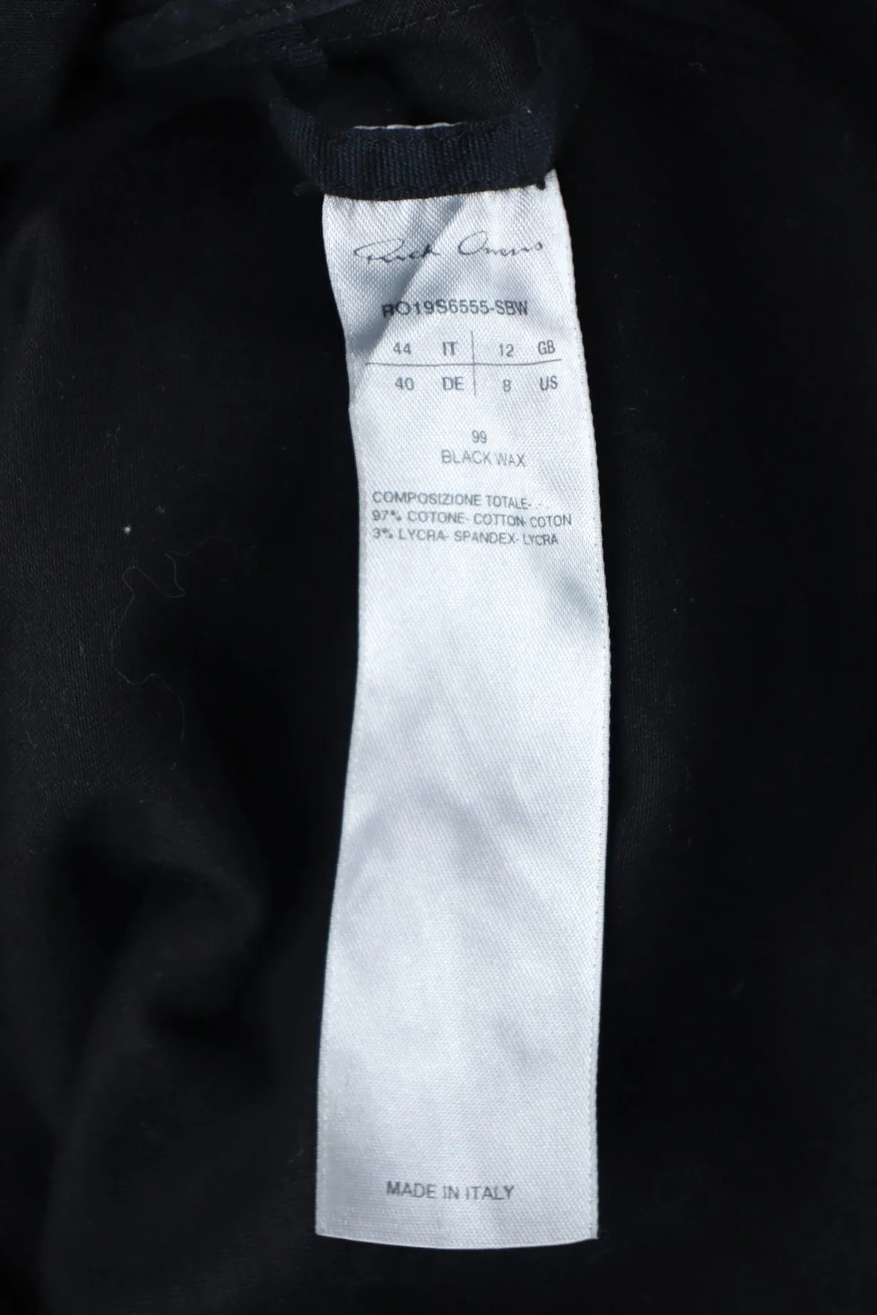 S/S 2019 Rick Owens Convertible Dress