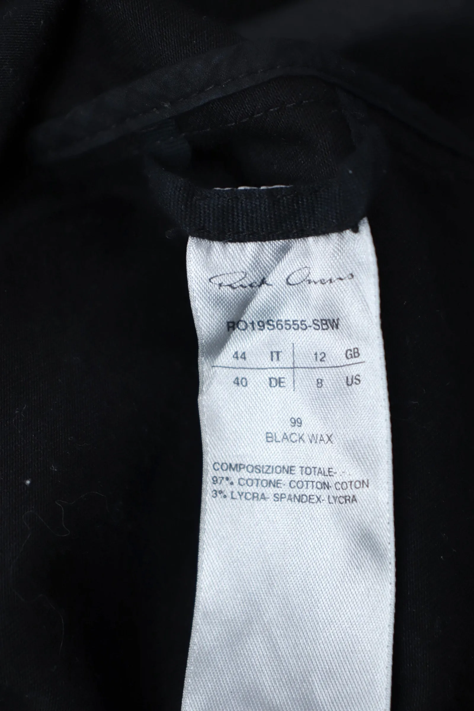 S/S 2019 Rick Owens Convertible Dress