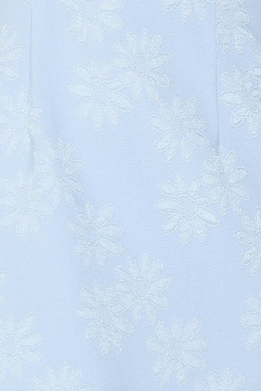 Striking Elegance Mini Dress Blue