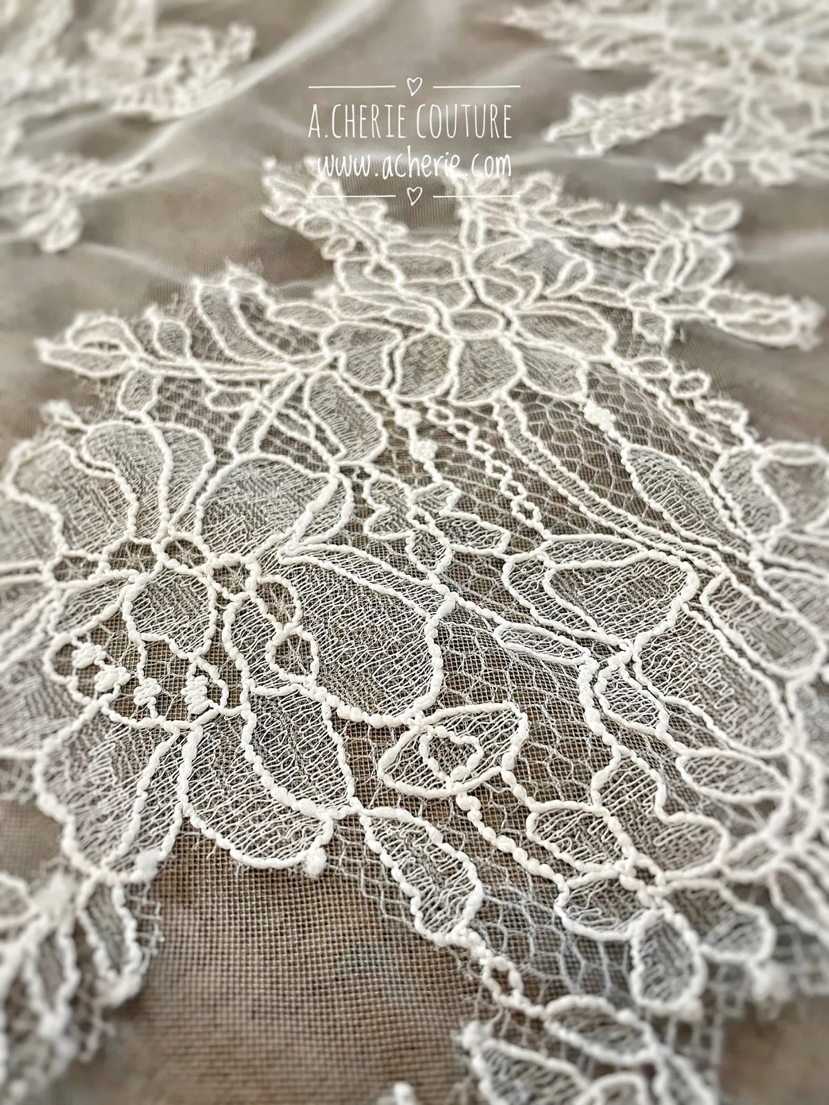 Style CHV06 Chantilly Lace Chapel Veil