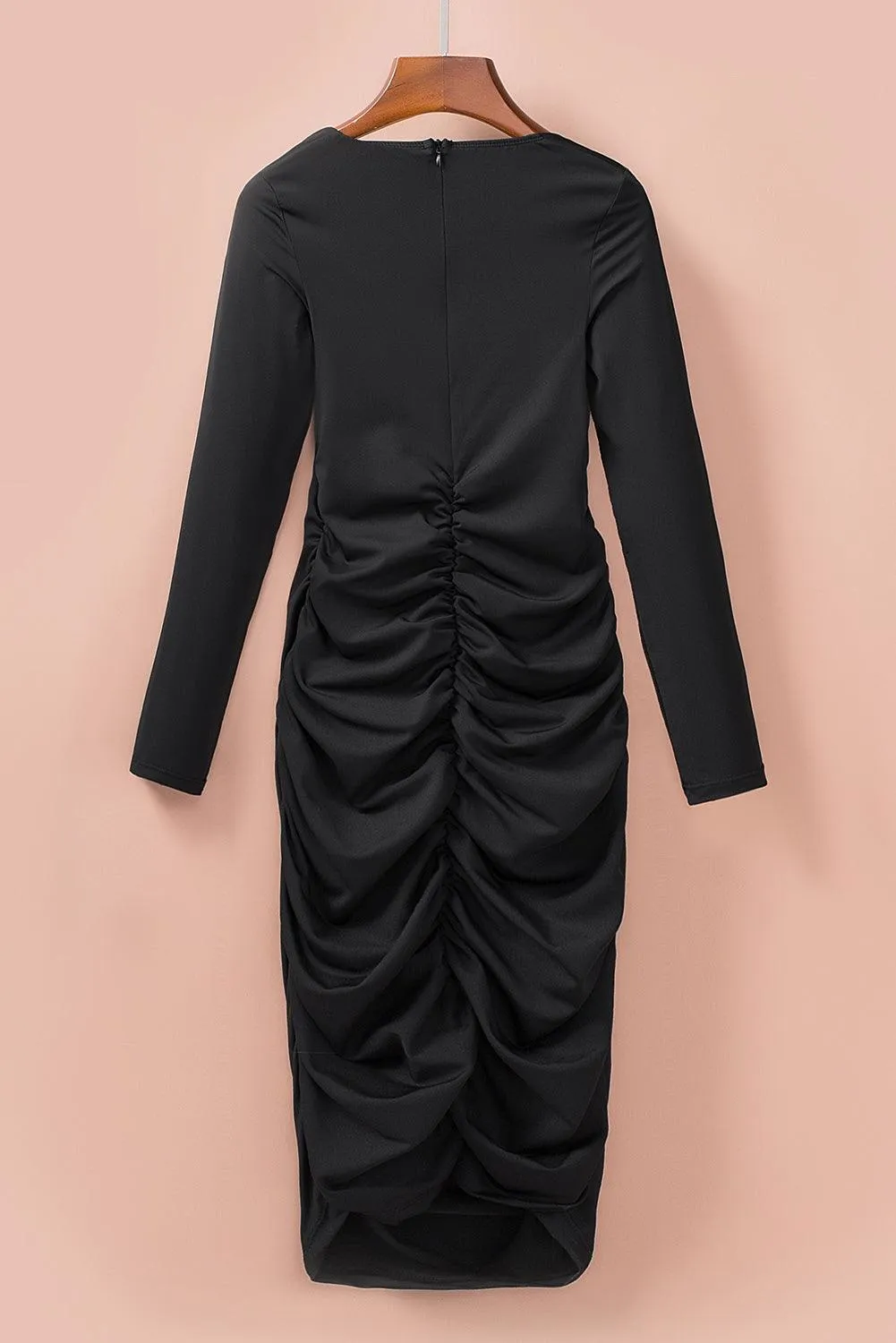 Sweetheart Neckline Ruched Bodycon Mini Dress