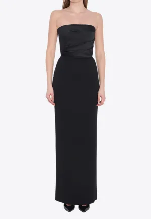 The Afra Strapless Maxi Dress