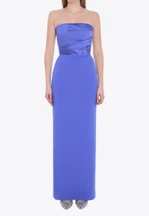 The Afra Strapless Maxi Dress