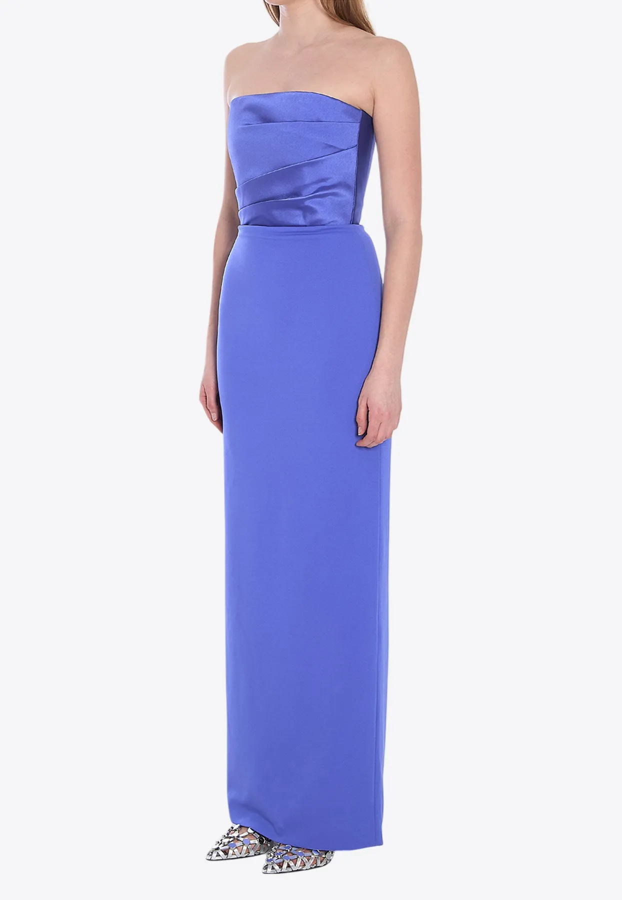 The Afra Strapless Maxi Dress