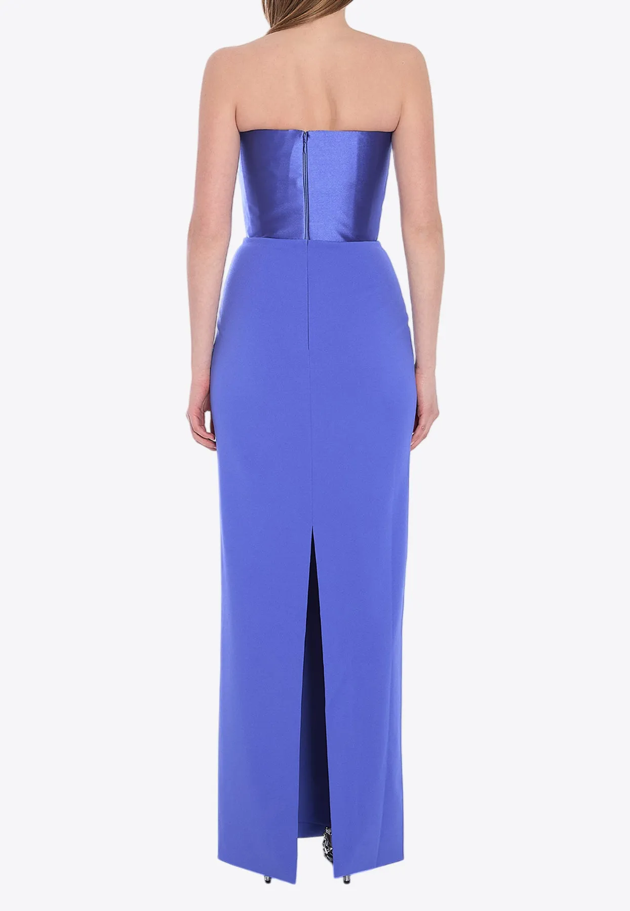 The Afra Strapless Maxi Dress