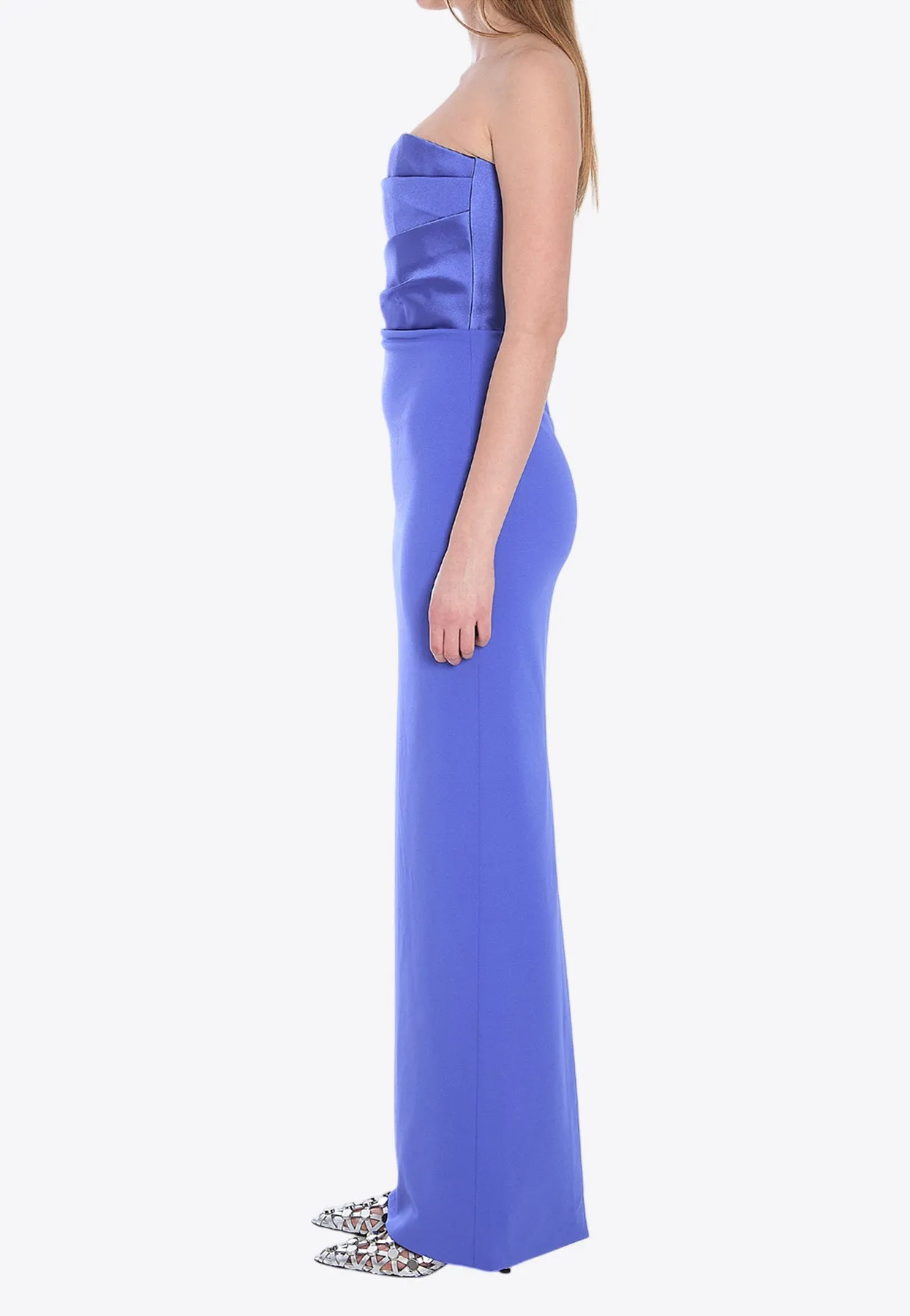 The Afra Strapless Maxi Dress