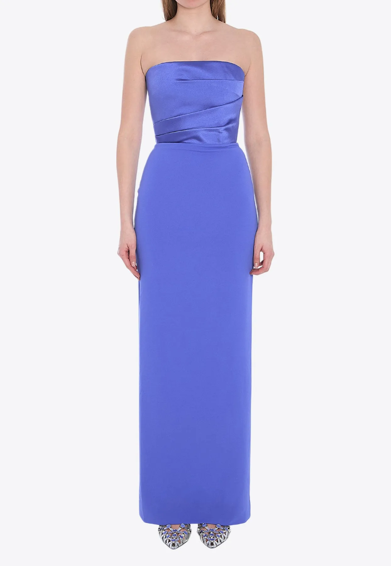 The Afra Strapless Maxi Dress