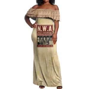 The World's Most Dangerous Group Off Shoulder Maxi Dress DT02