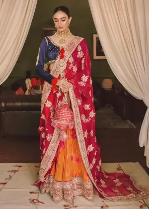Traditional Colorful Lehnga Choli for Mehndi #Y6224
