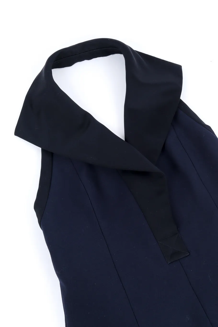 Tuxedo Halter Dress