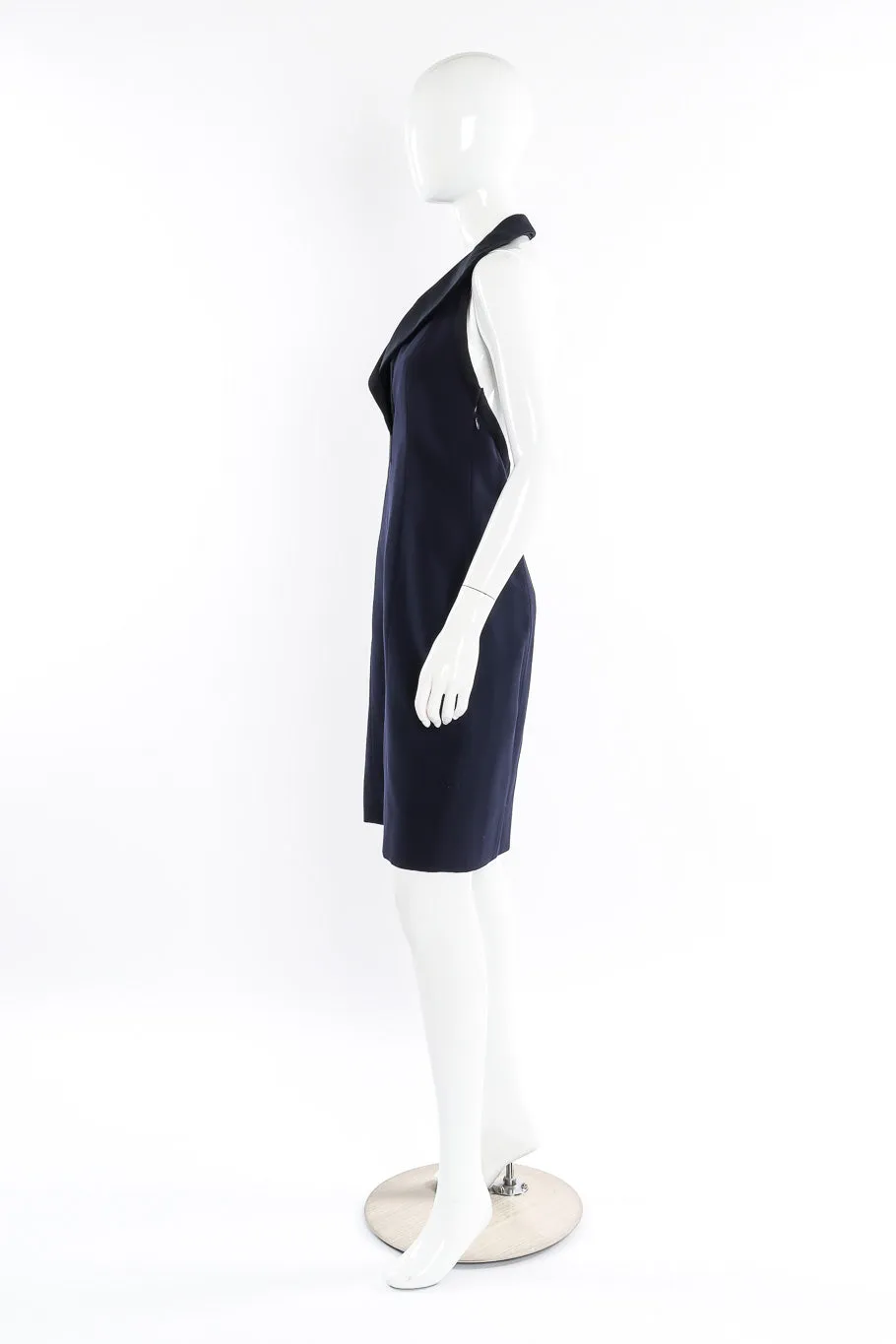Tuxedo Halter Dress