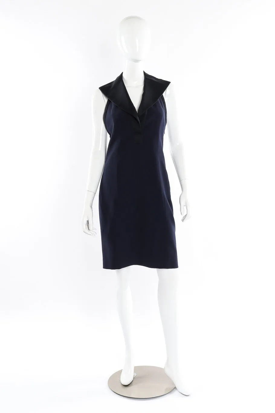 Tuxedo Halter Dress