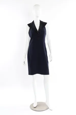 Tuxedo Halter Dress
