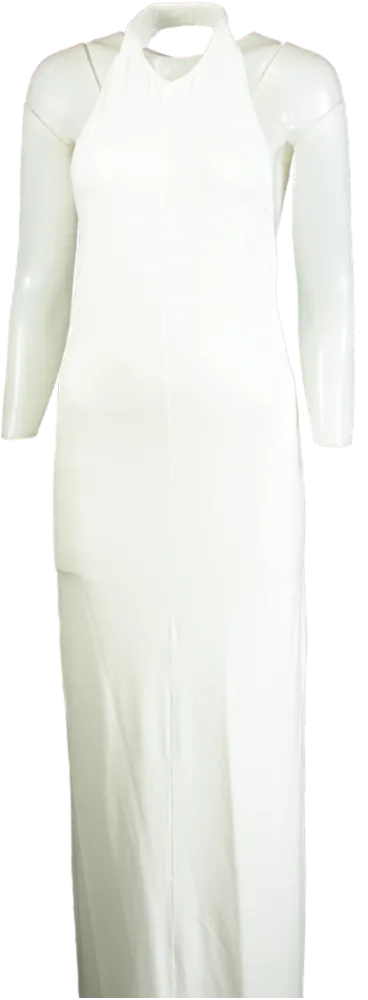 Uhlalá by LL White Halter Neck Maxi Dress S
