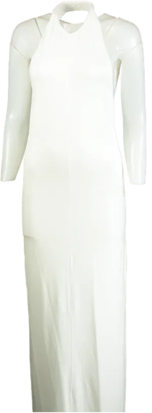 Uhlalá by LL White Halter Neck Maxi Dress S