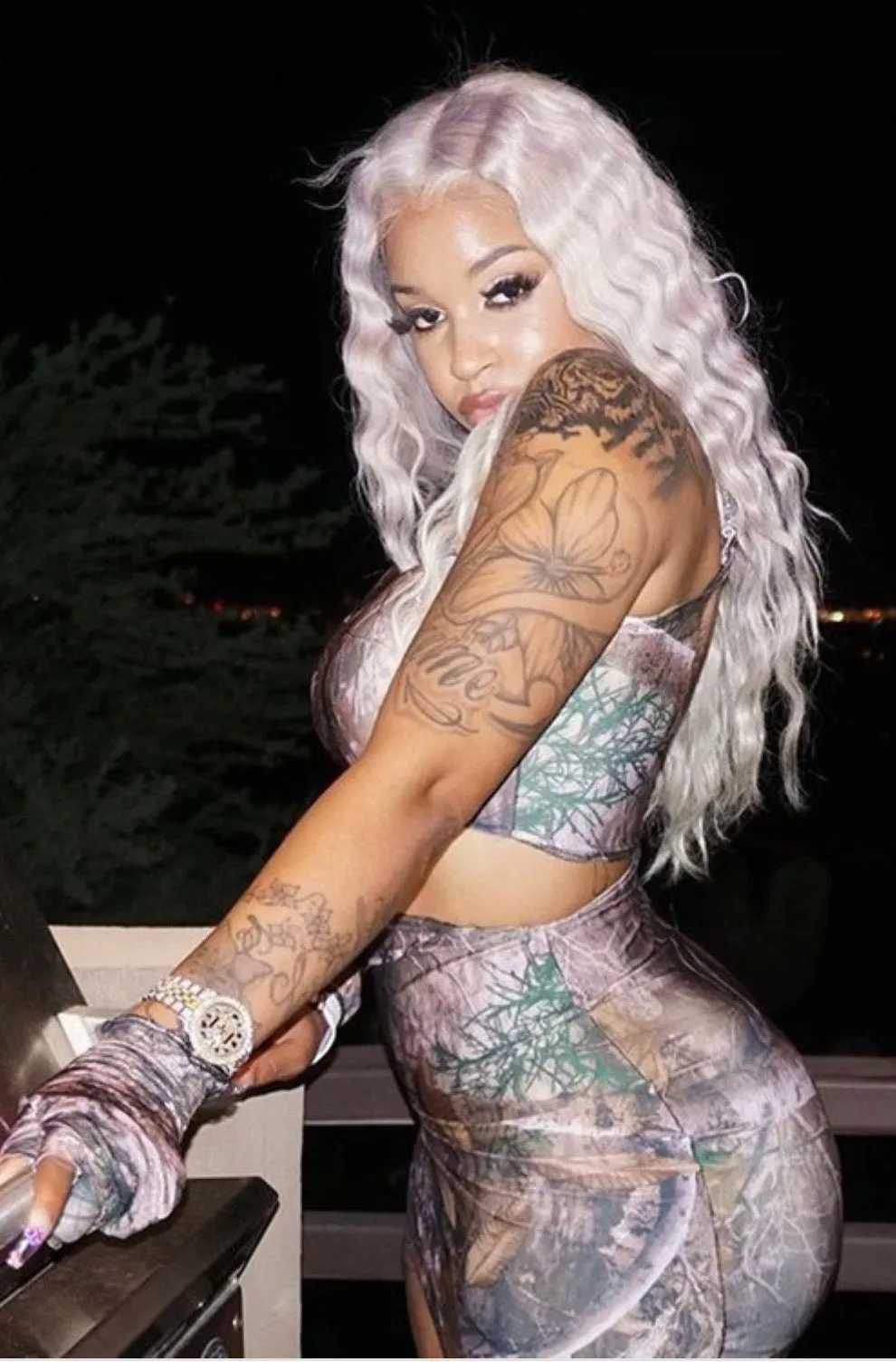 Unleashed Baddie Off Shoulder Skirt Set