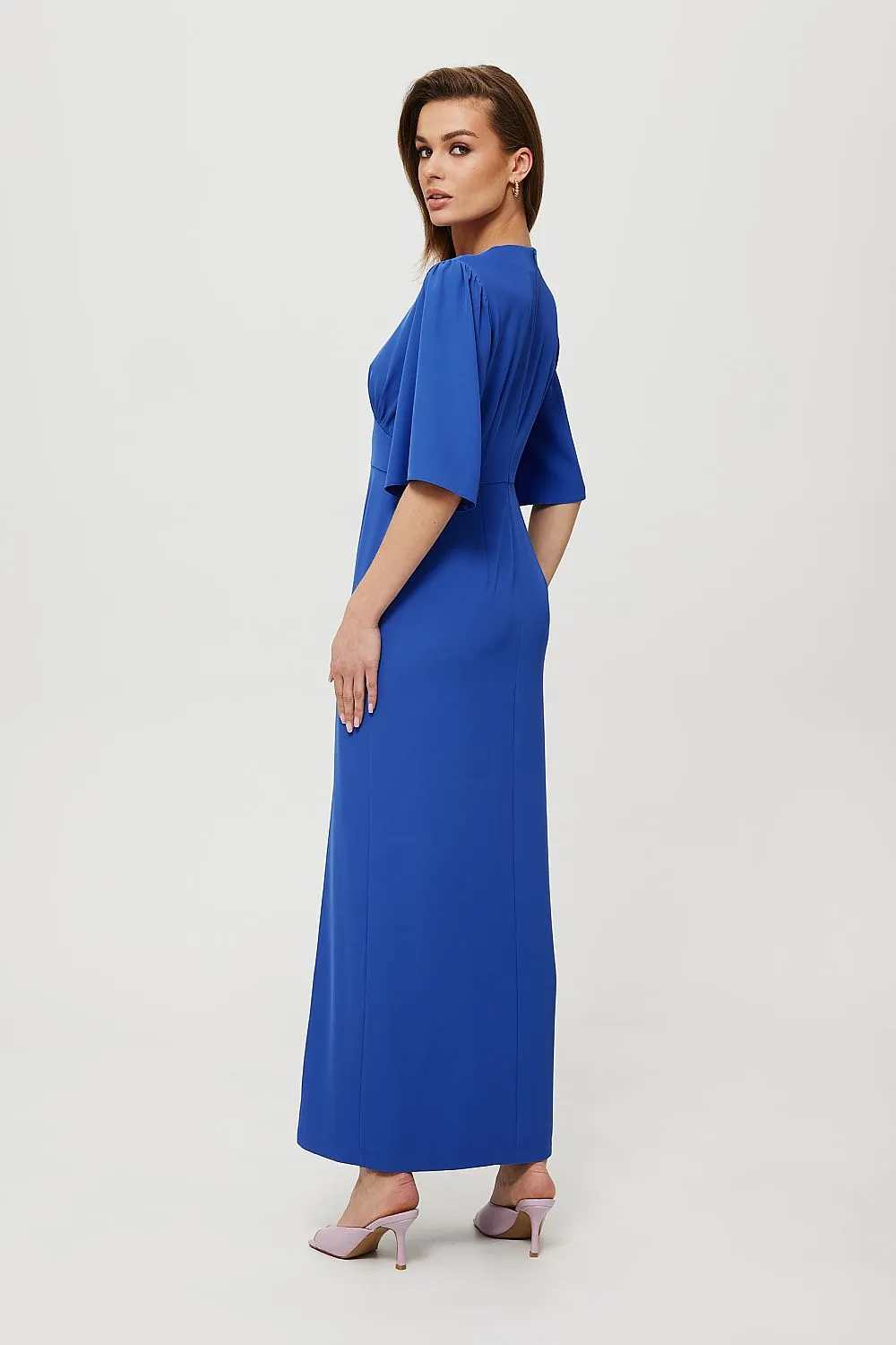 V-Neck Elegance Maxi Dress