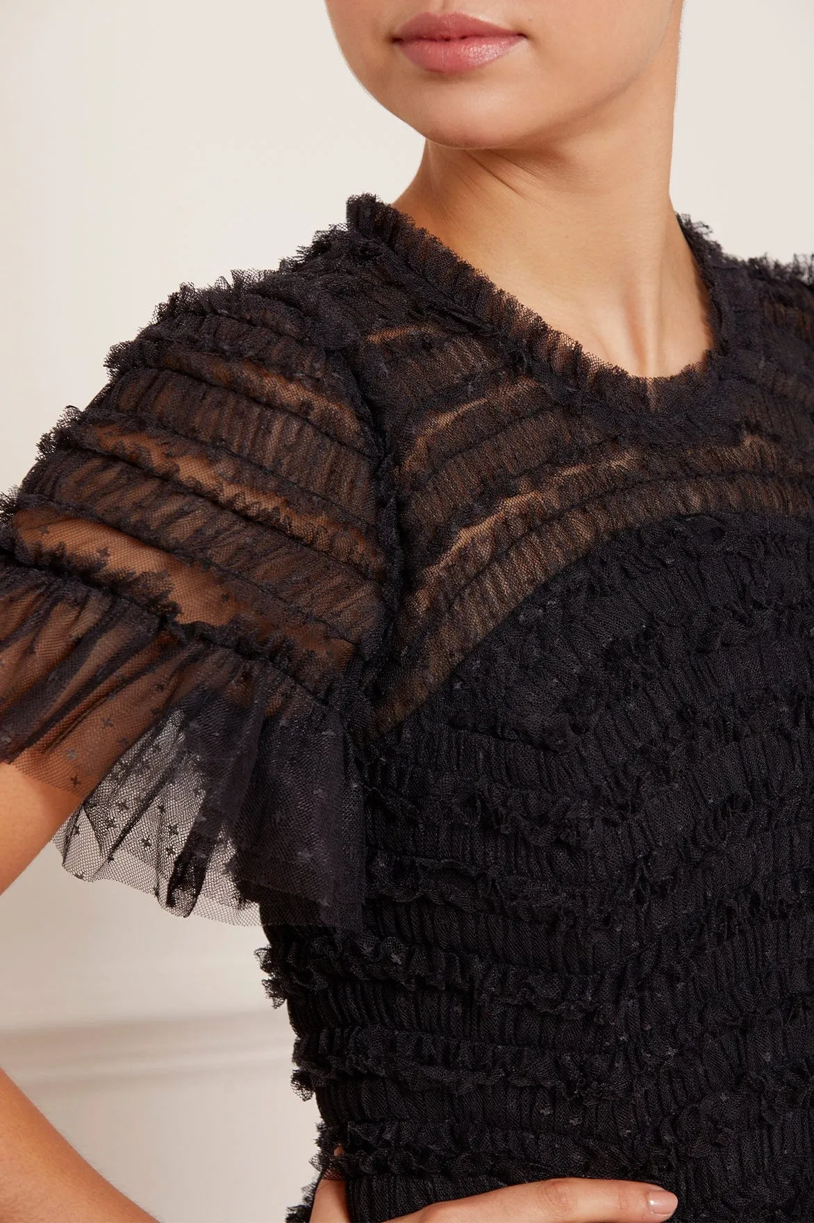 Valentine Ruffle Gown