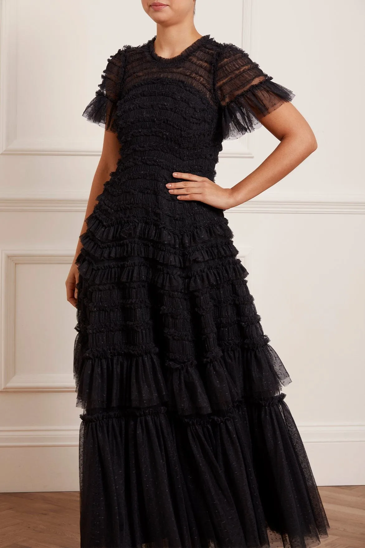 Valentine Ruffle Gown