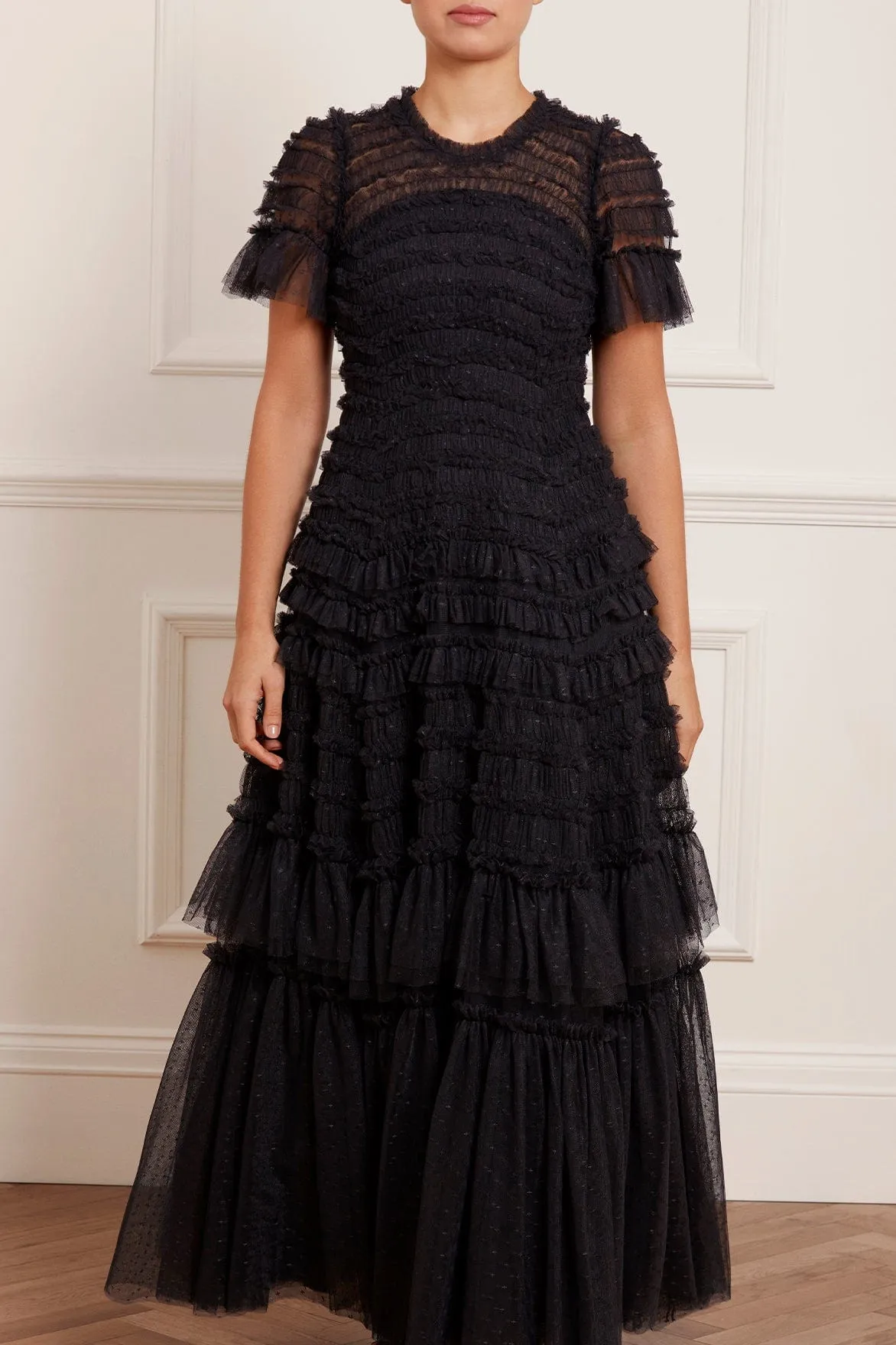 Valentine Ruffle Gown