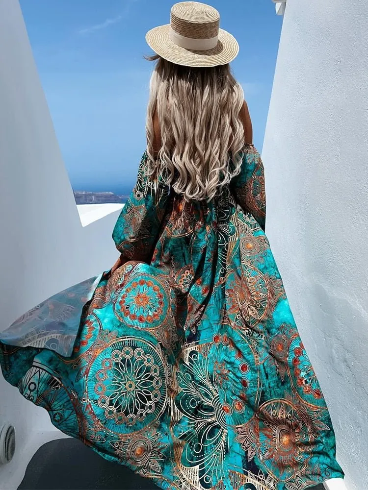 Valeska - Romantic Off Shoulder Blossom Women's Dress