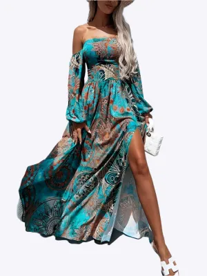 Valeska - Romantic Off Shoulder Blossom Women's Dress