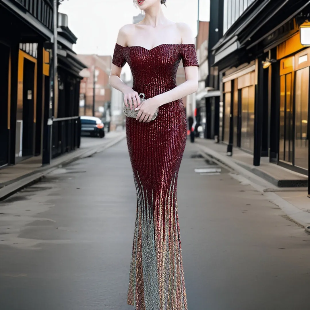 Victoria® | Elegant off-shoulder evening dress