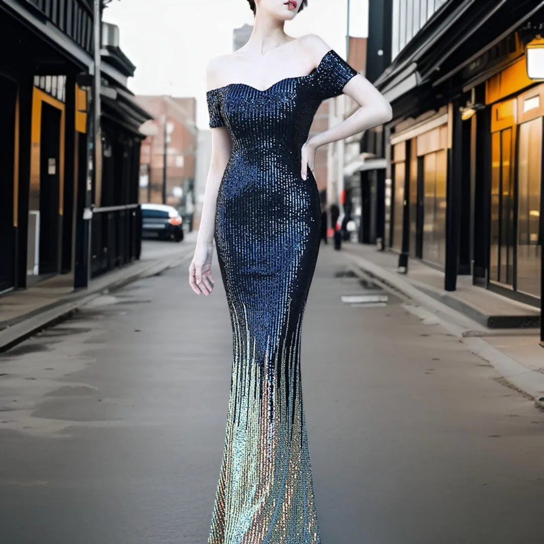 Victoria® | Elegant off-shoulder evening dress