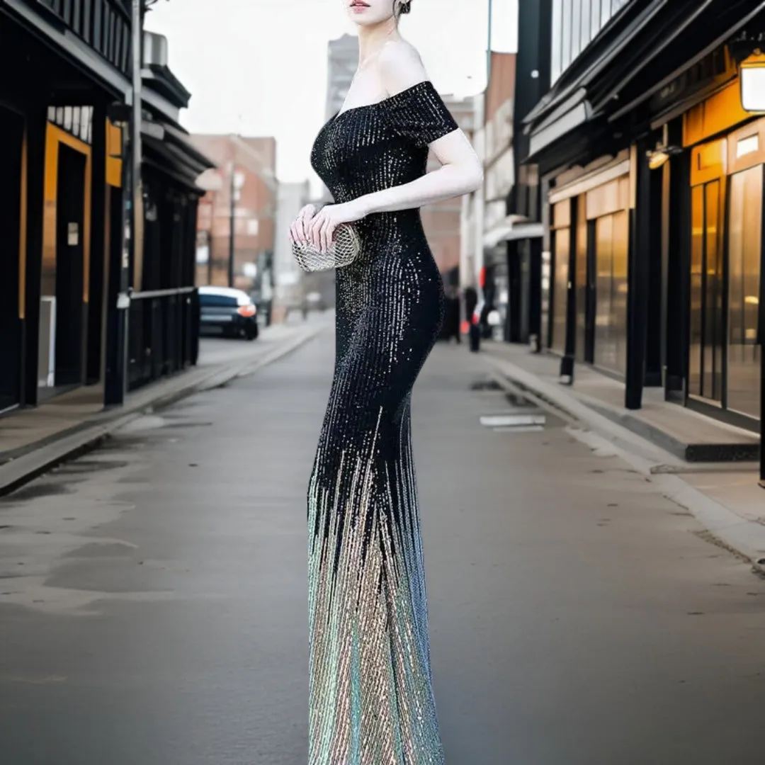 Victoria® | Elegant off-shoulder evening dress