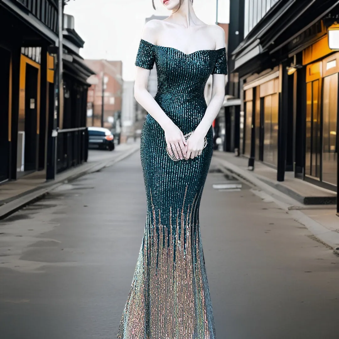 Victoria® | Elegant off-shoulder evening dress