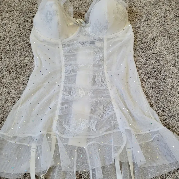 Victoria's Secret Sexy Little Things Lace Corset with Garters