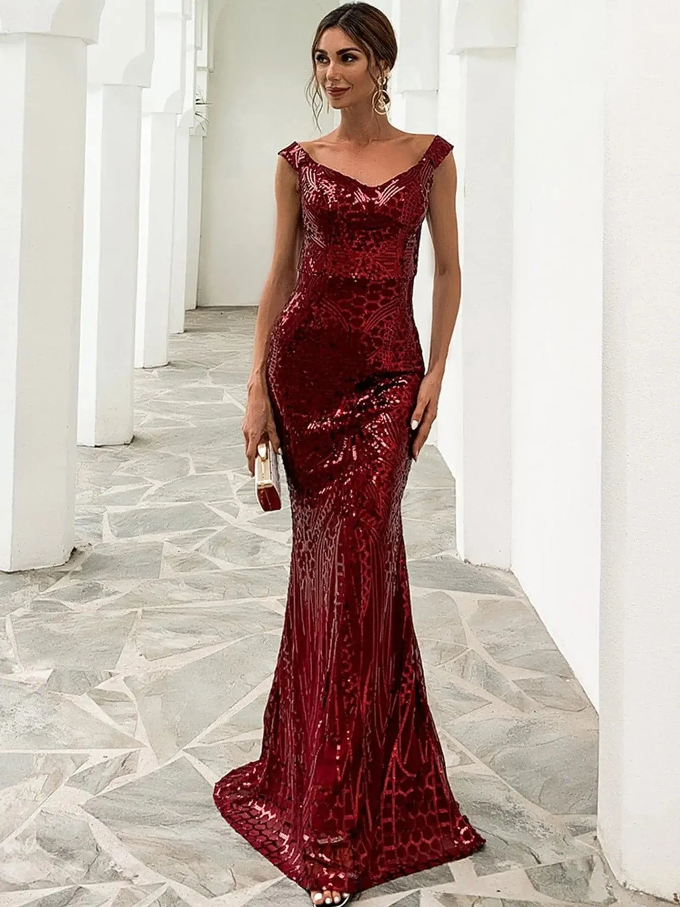 VIOLETTE | ELEGANT OFF-SHOULDER DRESS