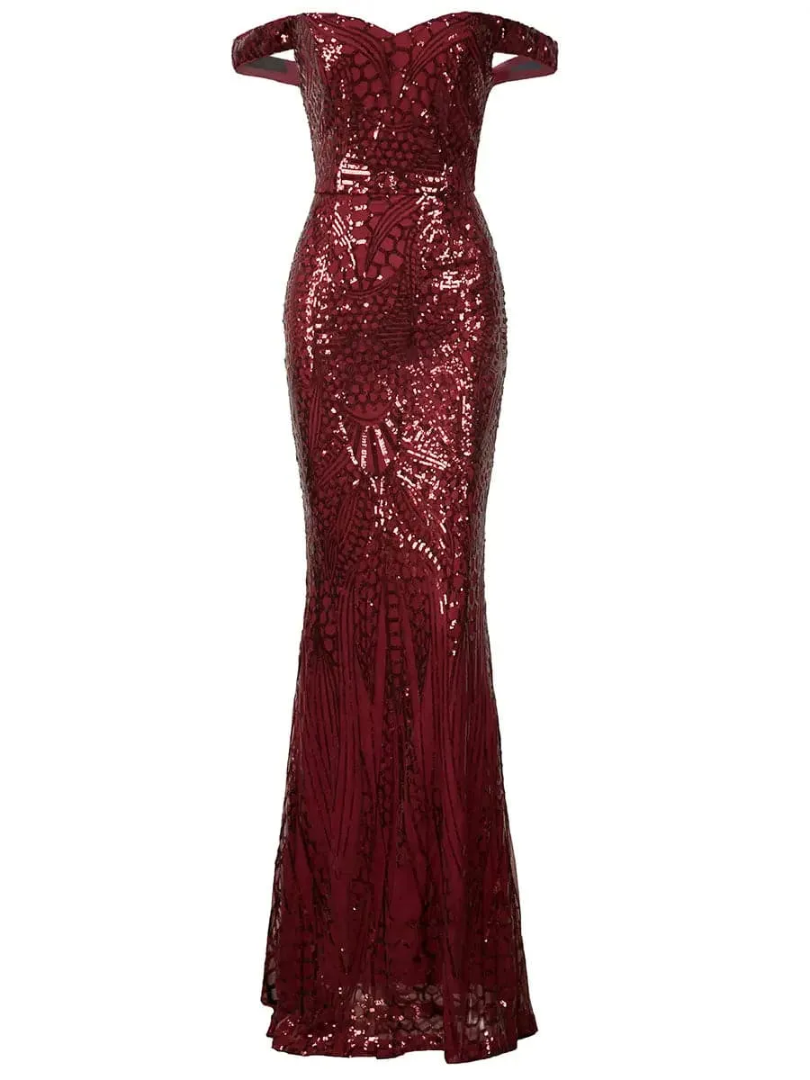 VIOLETTE | ELEGANT OFF-SHOULDER DRESS
